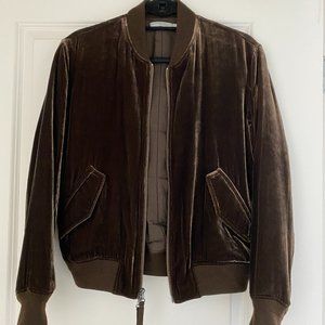 Vince Velvet Bomber Jacket - Sz XS